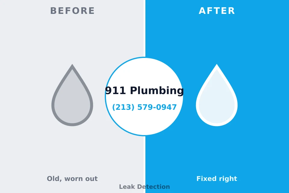 Before and after: plumbing repair Barrackville, WV